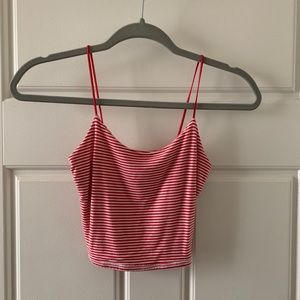 Striped crop top